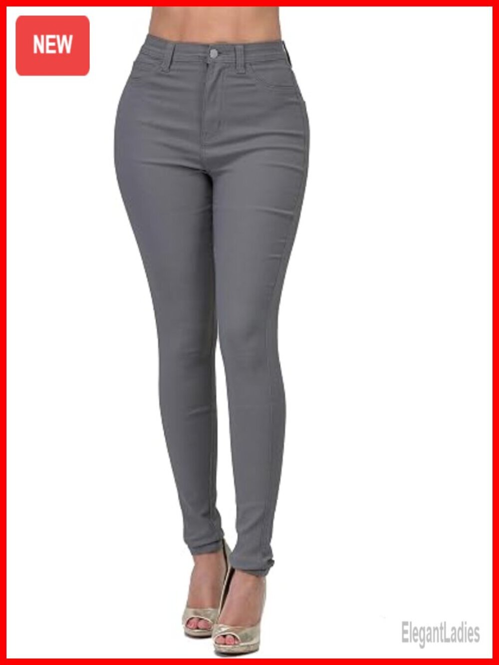 High Rise Destroyed Ripped Distressed Skinny Jeans Super Stretchy Cotton Blend